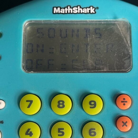 NEW!_MathShark Digital Math Game, Handheld Electronic Math Learning Game, Age 6+ - Picture 6 of 9